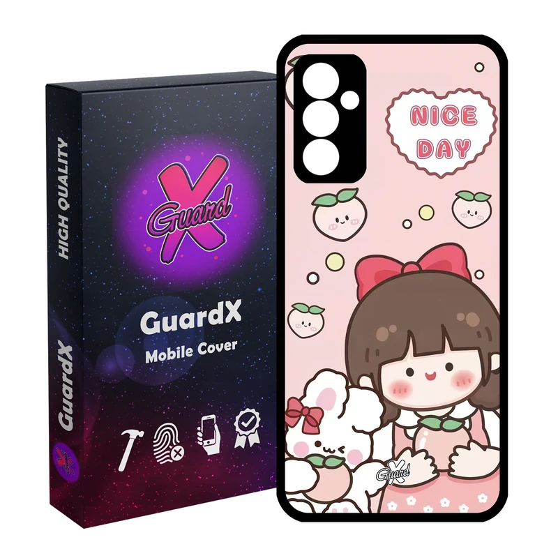 کاور گارد ایکس طرح دختر مدل Glass10522 مناسب برای گوشی موبایل سامسونگ Galaxy A14 / A14 5G