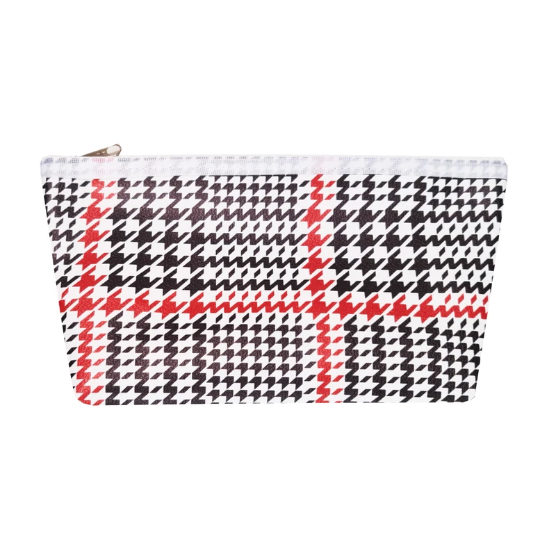 کیف لوازم آرایش زنانه طرح چهارخانه مدل MCA260523