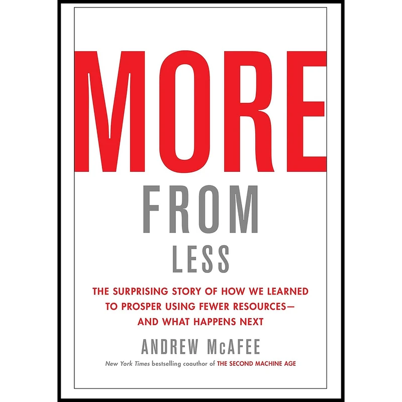 کتاب More from Less اثر Andrew McAfee انتشارات Scribner