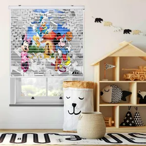 پرده زبرا زیو مدل سیلوئت K3053 سایز 150x150 سانتی متر