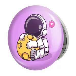 آینه جیبی خندالو طرح فضانورد مدل تاشو کد 25103 