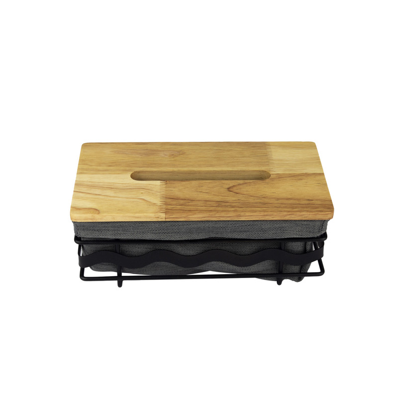 ست سطل و جای دستمال مدل فلزی کد un-2929