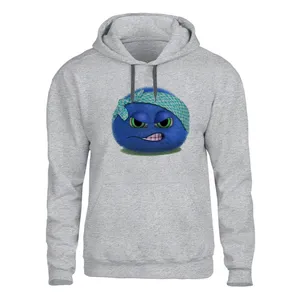 هودی مردانه مدل پنبه کد SH48 رنگ طوسی