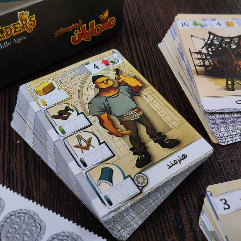 بازی فکری مدل معماران قرون وسطی THE BUILDERS MIDDLE AGES