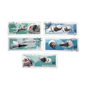 تمبر یادگاری مدل فضایی مجارستان کد DS4193 مجموعه 5 عددی