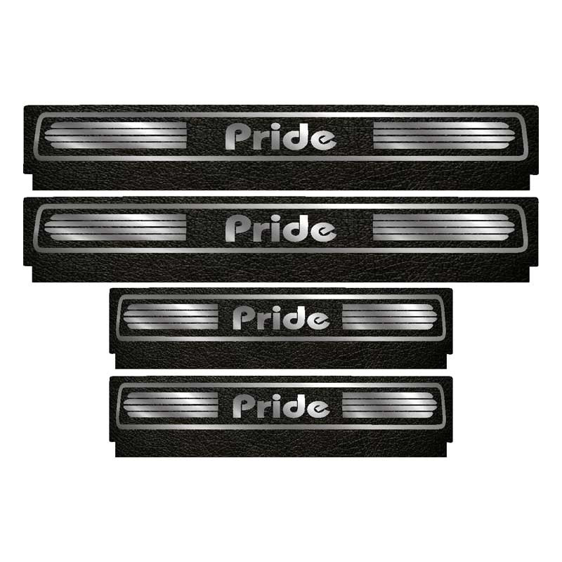 برچسب پارکابی خودرو لندمون کد LM105 MS مناسب برای پراید مجموعه 4 عددی به همراه جاکلیدی