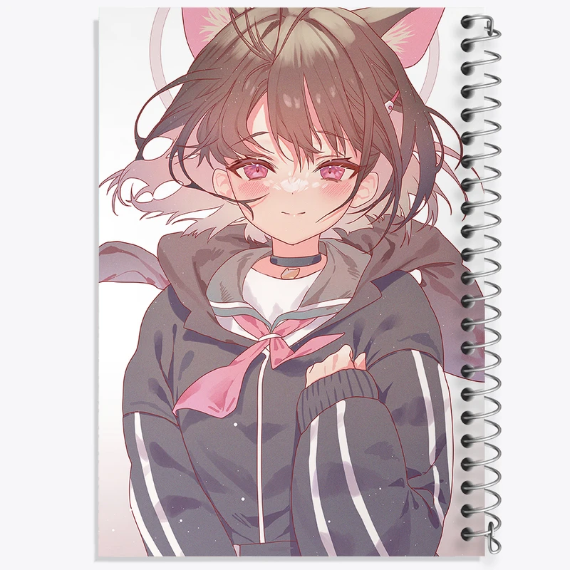 دفتر شطرنجی 50 برگ خندالو مدل بازی آرشیو آبی (Blue Archive) کد 34378