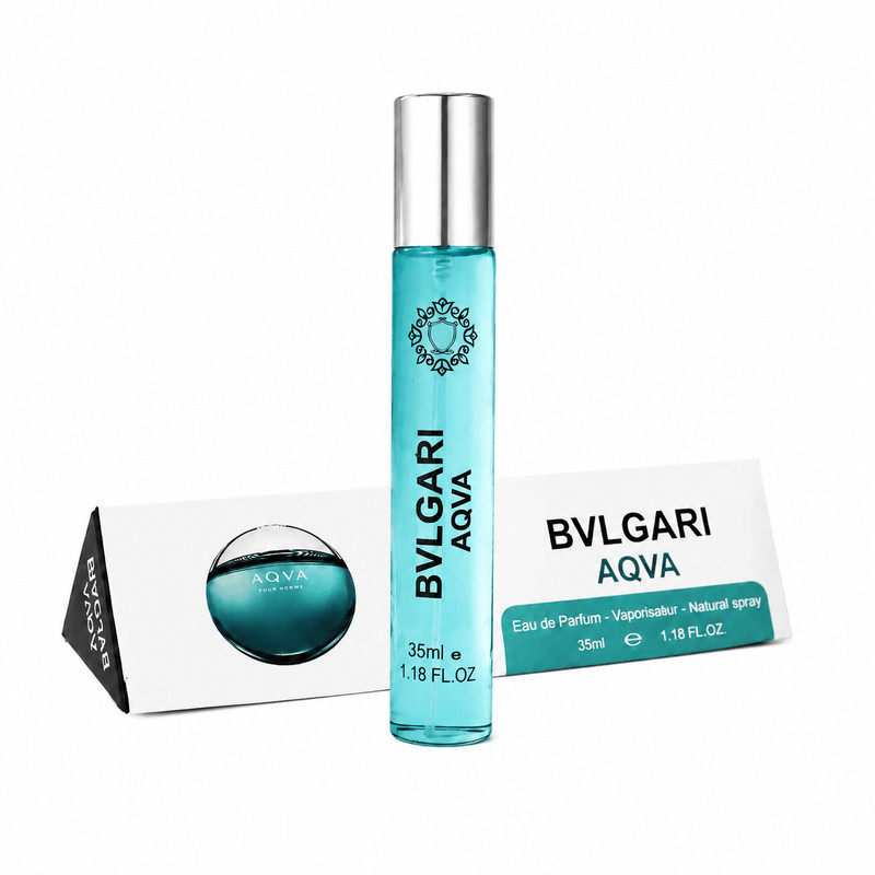 ادو پرفیوم مردانه هارلینگن مدل BVLGARY AQVA با رایحه خنک حجم 35 میلی لیتر