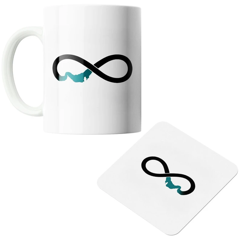 ست ماگ به همراه زیر لیوانی پادآفرین کد 118