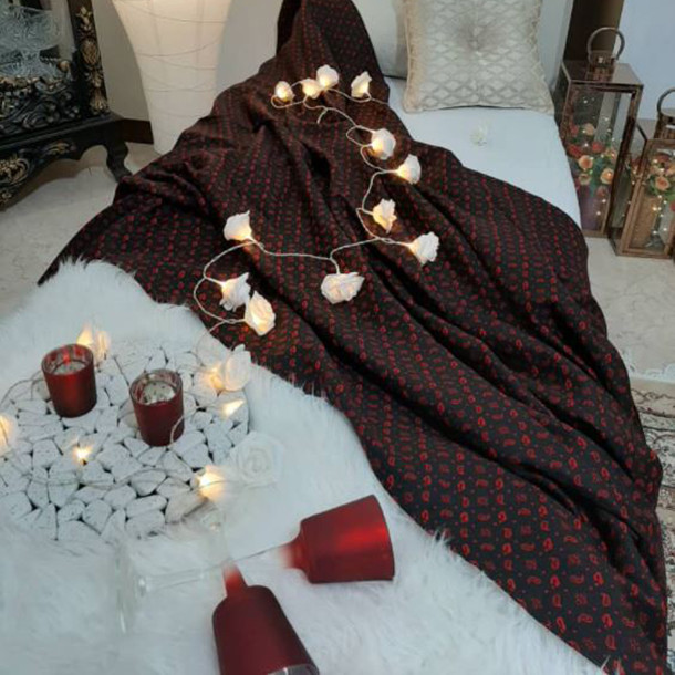 شال مبل کد 110 سایز 140x220 سانتی متر