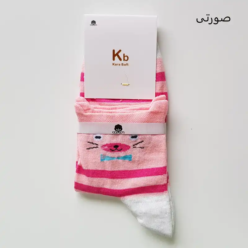 جوراب بچگانه کب مدل گربه کد san912