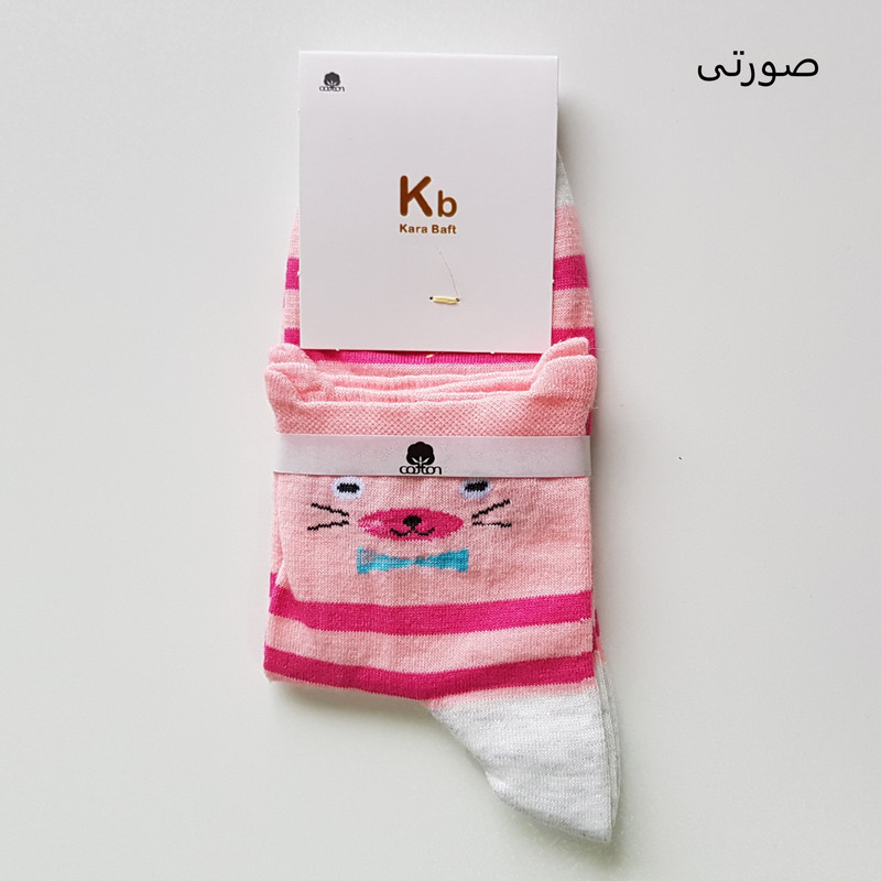 جوراب بچگانه کب مدل گربه کد san912