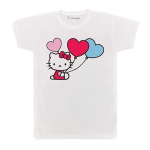 تی شرت بچگانه پرمانه طرح Kitty کد pmt.2432
