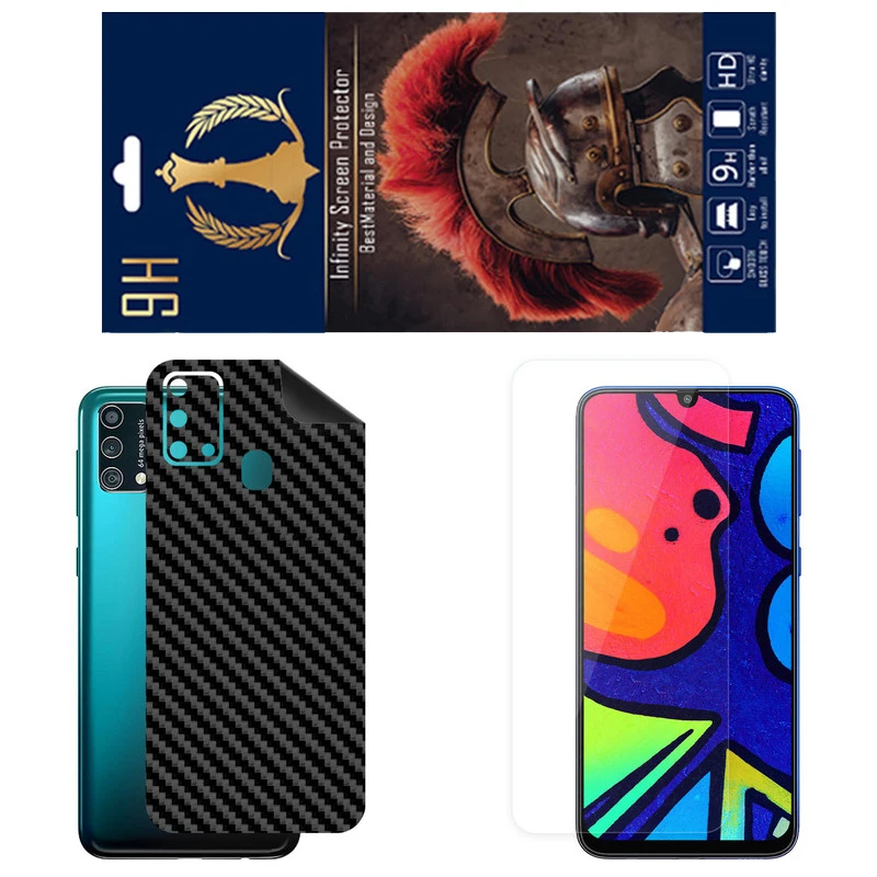 برچسب پوششی اینفینیتی مدل FC مناسب برای گوشی موبایل سامسونگ Galaxy M21S به همراه محافظ صفحه نمایش