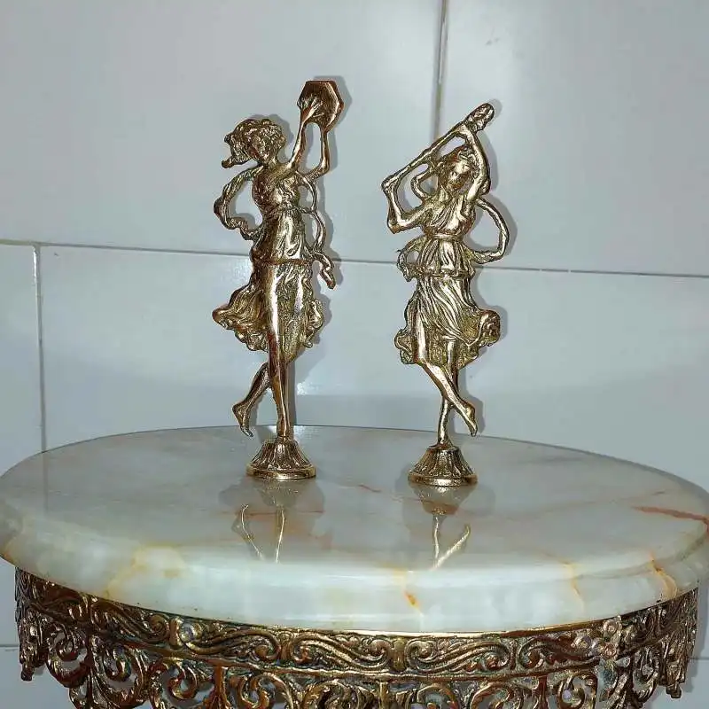 دکوری برنجی مدل S_4154 مجموعه دو عددی