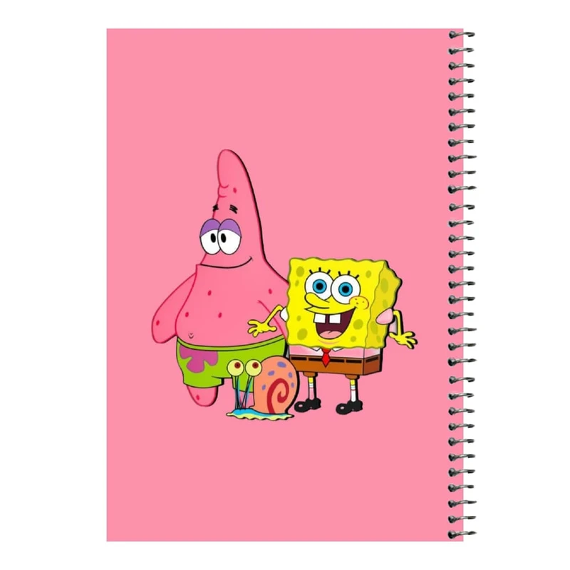دفتر مشق 80 برگ اس جی مدل باب اسفنجی و پاتریک