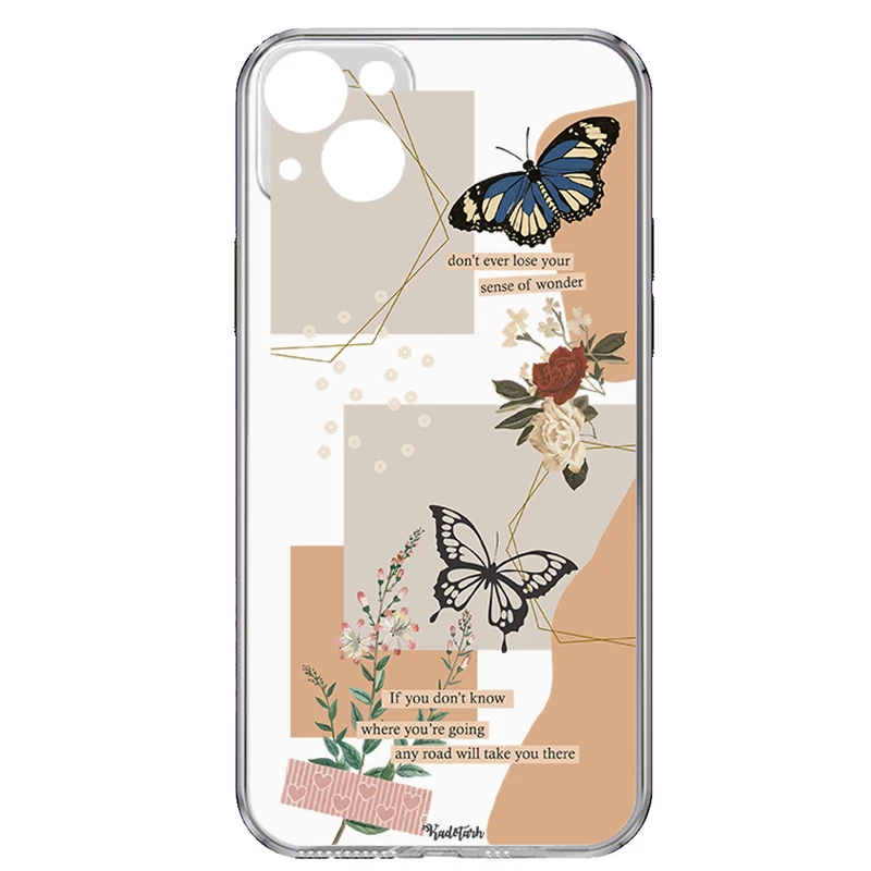 کاور طرح Butterfly مناسب برای گوشی موبایل اپل iPhone 13