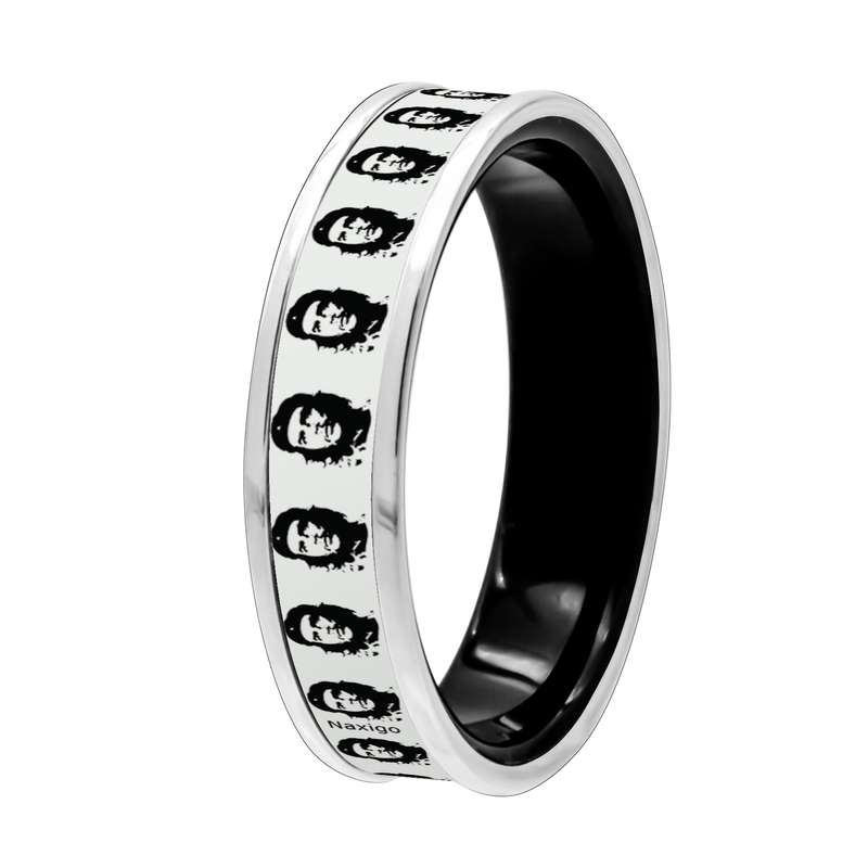 انگشتر ناکسیگو مدل شب تاب طرح چه گوارا کد RB15540 انگشتر ناکسیگو مدل شب تاب طرح چه گوارا کد RB15540