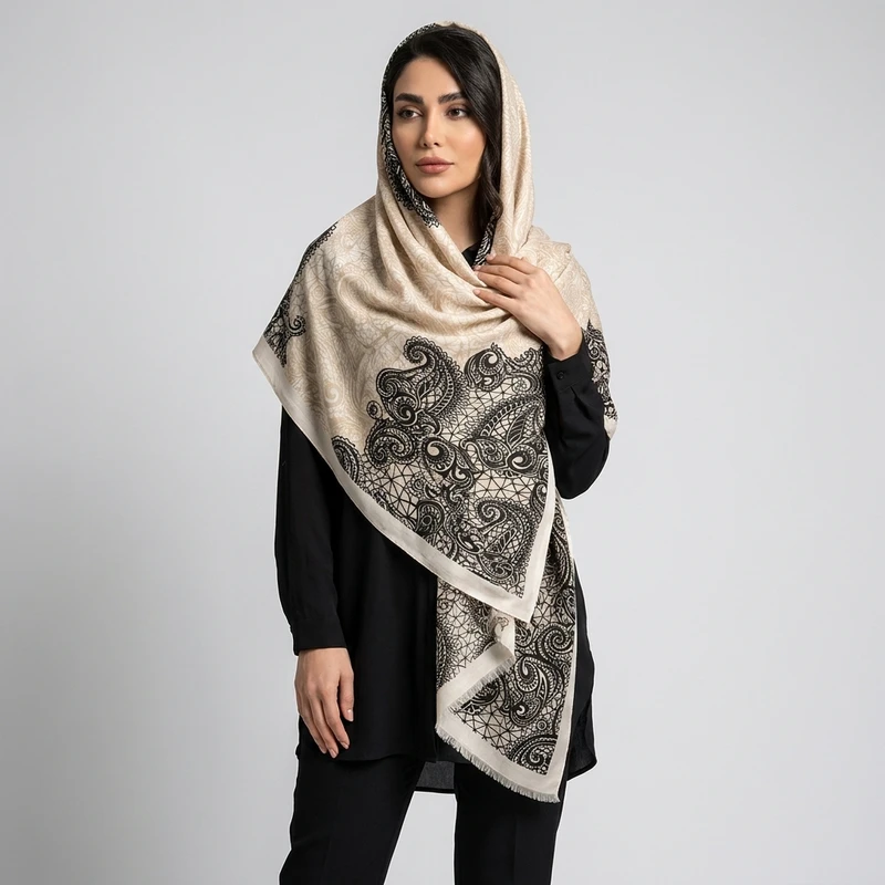 شال زنانه مدل سنتی