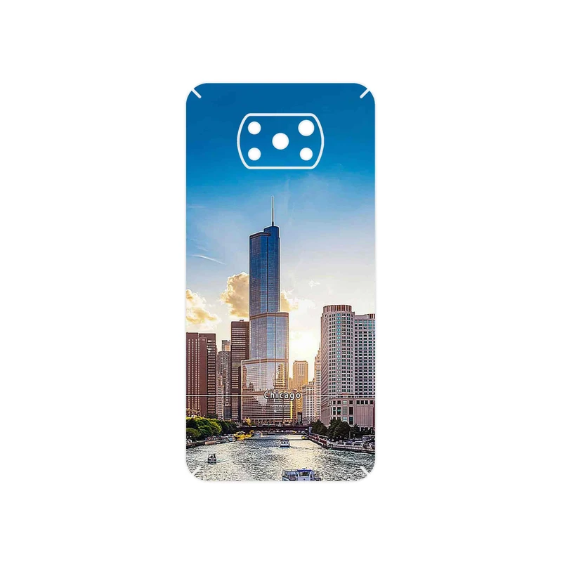 برچسب پوششی ماهوت مدل City of Chicago مناسب برای گوشی موبایل شیائومی Poco X3 Pro