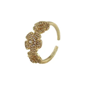 انگشتر زنانه وای اس ایکس مدل گل کد R199