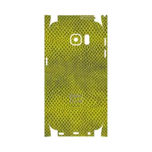 MAHOOT Yellow Snake Skin-FullSkin Cover Sticker for Samsung Galaxy S7