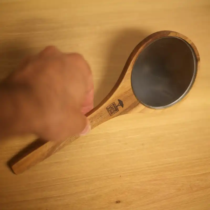 آینه آرایشی وودلندزون مدل چوبی