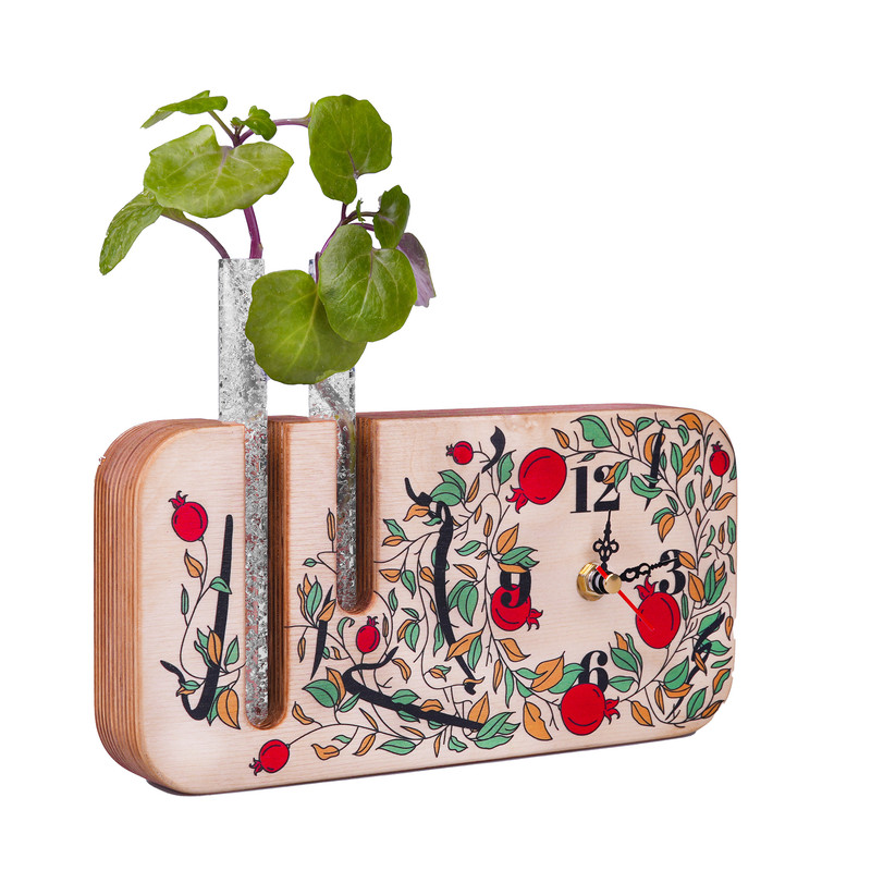 ساعت رومیزی راکورد مدل P-124Yalda1402 طرح مشق یلدا