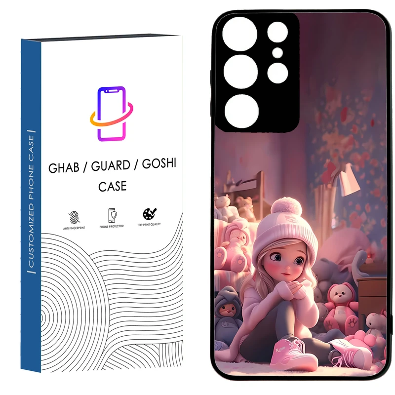 کاور قاب گارد گوشی طرح دخترانه کد 32 - TPU مناسب برای گوشی موبایل سامسونگ Galaxy S21 Ultra / S20 Ultra