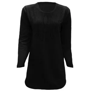 تونیک زنانه مدل WATERFAL کد tm-1581 رنگ مشکی