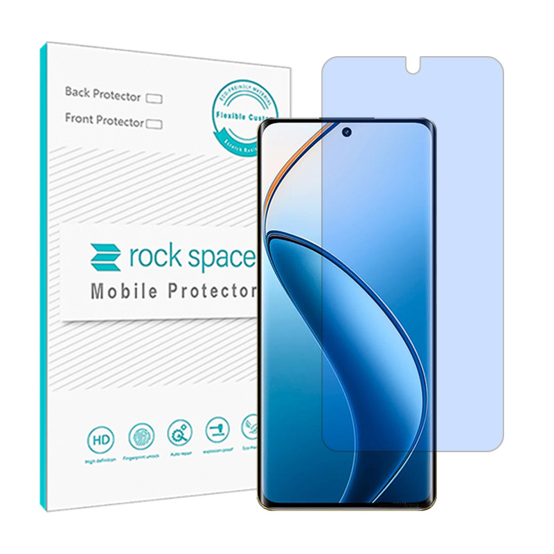 محافظ صفحه نمایش ضد اشعه آبی راک اسپیس مدل HyBLU مناسب برای گوشی موبایل ریلمی 12Pro