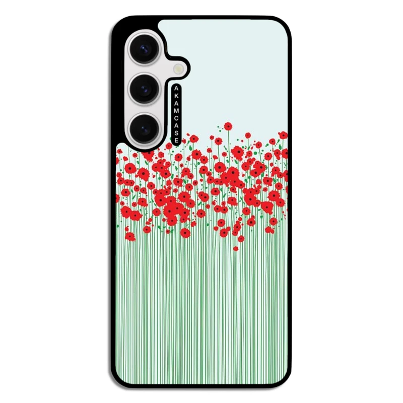 کاور آکام مدل AMC-WSGS24-FLOWERS-26 مناسب برای گوشی موبایل سامسونگ Galaxy S24