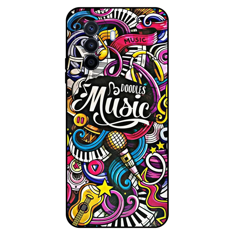 کاور مگافون طرح موزیک مدل 8241 مناسب برای گوشی موبایل هوآوی Nova Y70 