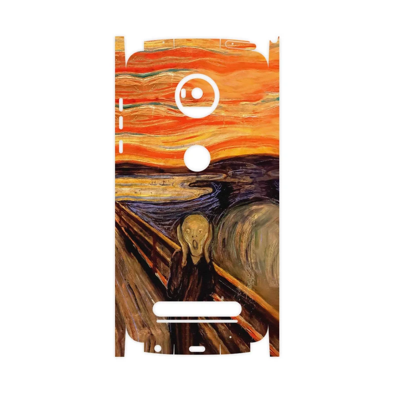 برچسب پوششی ماهوت مدل The Scream of Munch-FullSkin مناسب برای گوشی موبایل موتورولا Moto Z2 Play