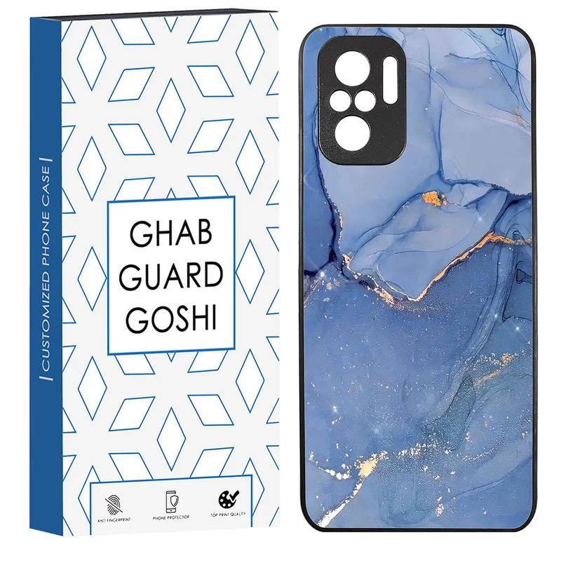 کاور قاب گارد گوشی طرح سنگ مرمر کد TPU-033 مناسب برای گوشی موبایل شیائومی Redmi Note 10 4g / Redmi Note 10s / Poco m5s