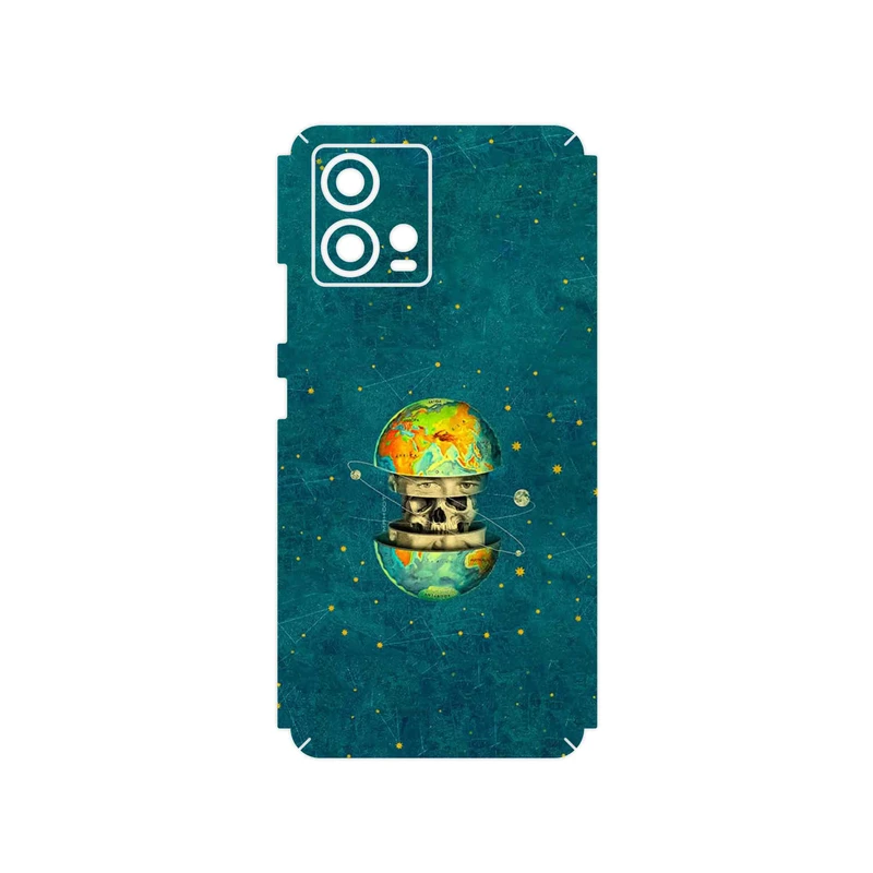 برچسب پوششی ماهوت مدل Collage of Earth Face مناسب برای گوشی موبایل موتورولا Edge 30 Fusion