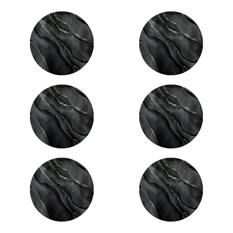 زیر لیوانی طرح مرمر کد 8393 بسته 6 عددی