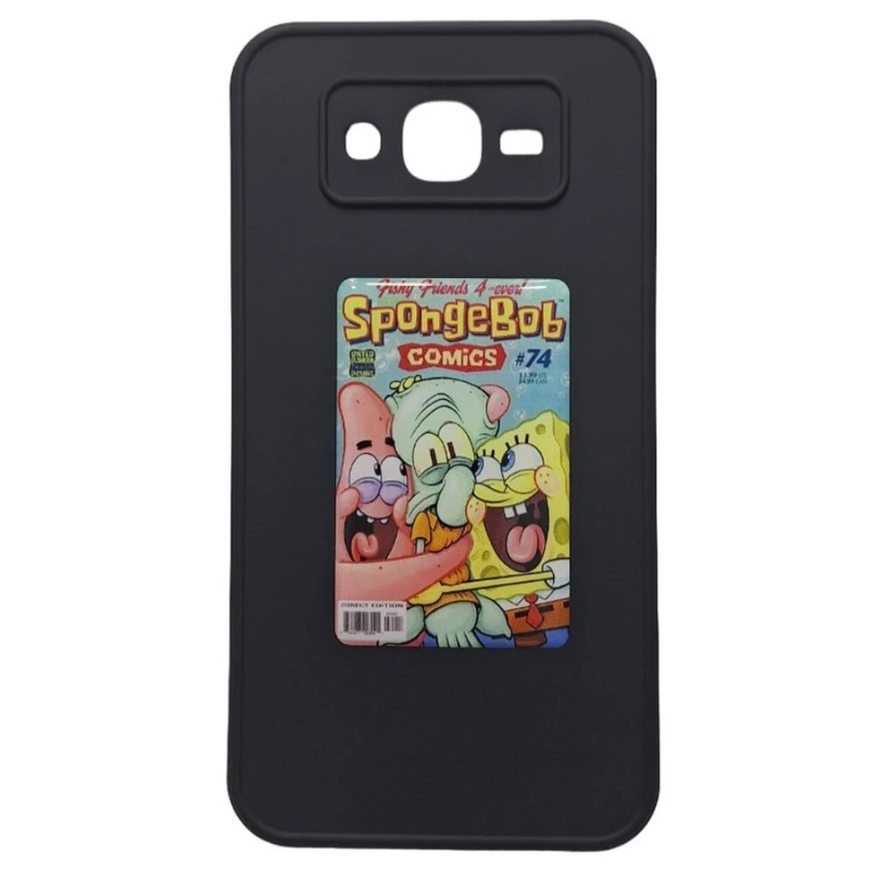 کاور طرح باب اسفنجی برجسته مدل j7 مناسب برای گوشی موبایل سامسونگ Galaxy J7 / J7 2015