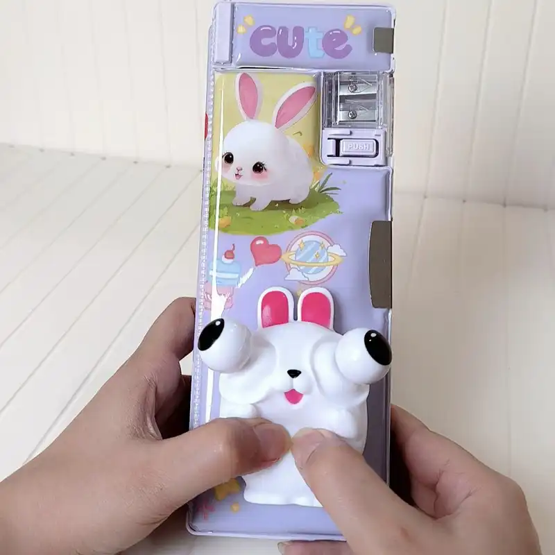 جامدادی مدل اسکوییشی مگنتی طرح خرگوش