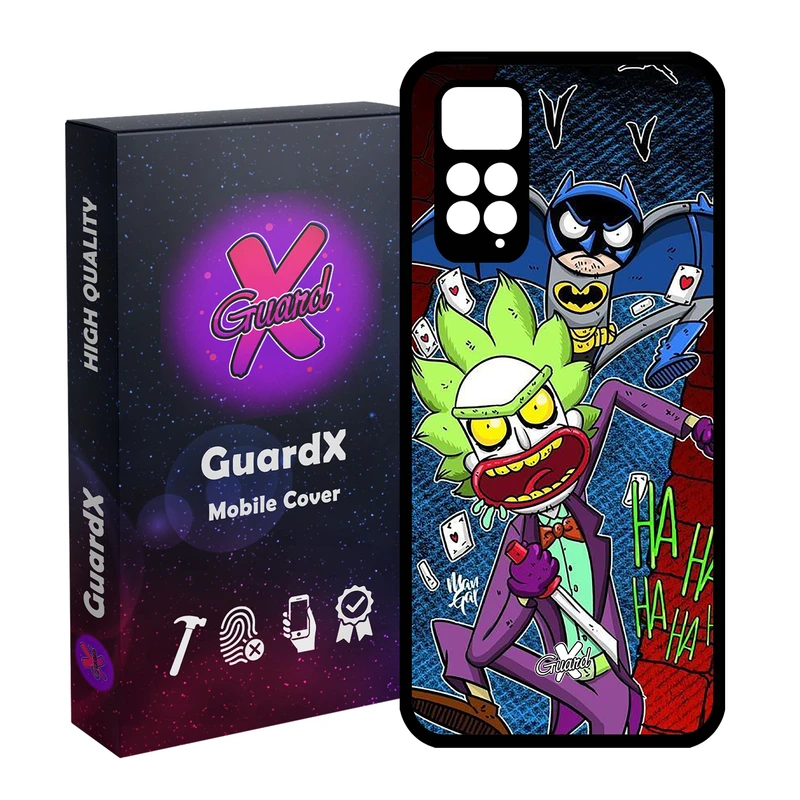 کاور گارد ایکس طرح Rick and Morty مدل Glass10154 مناسب برای گوشی موبایل شیائومی Redmi Note 11S/ Note 11 4G