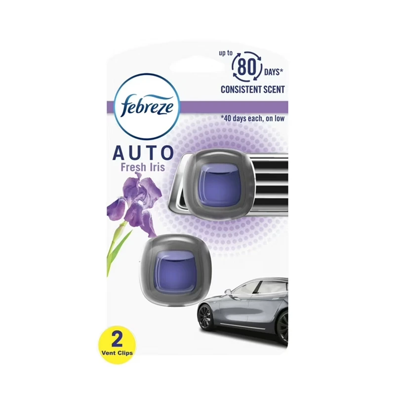 خوشبو کننده خودرو فبرز مدل دریچه ای کد 56325 با رایحه گل زنبق حجم 2 میلی لیتر بسته 2 عددی