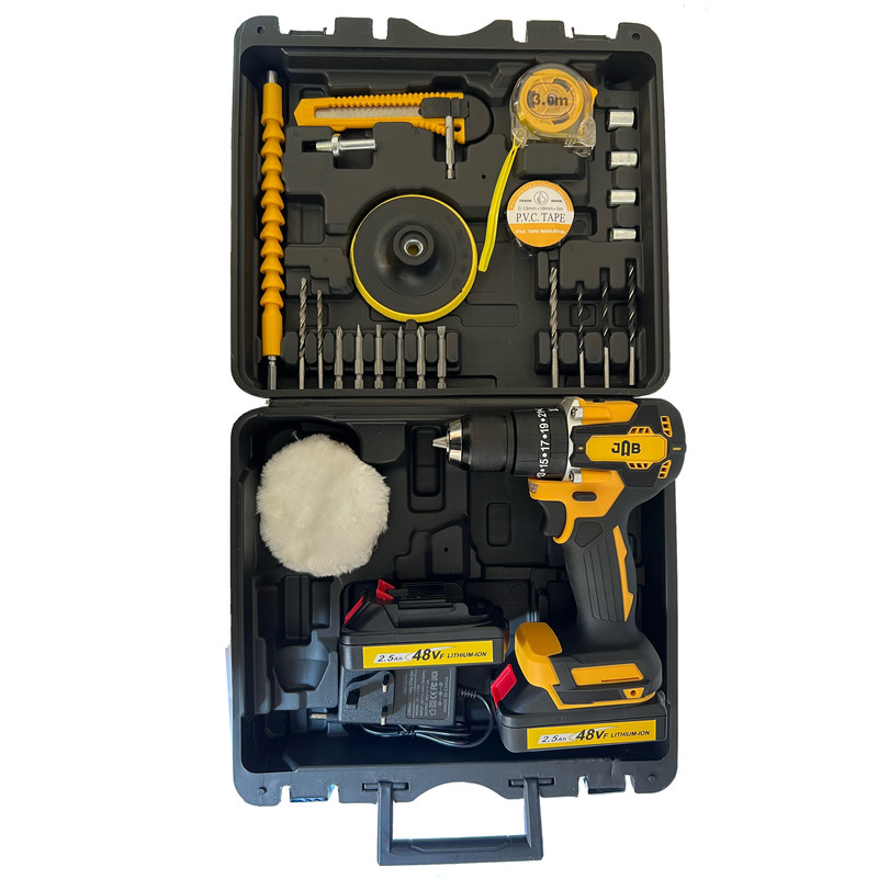 پیچ گوشتی شارژی جاب مدل JB-7700 BS مجموعه 45 عددی