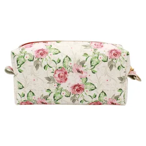 کیف لوازم آرایش زنانه مدل گل رز کد idm663