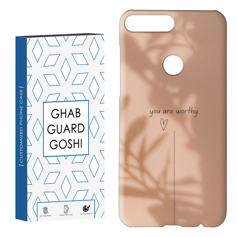 کاور قاب گارد گوشی طرح مینیمال کد Dimo-249 مناسب برای گوشی موبایل هوآوی Y7 2018 / Y7 Prime 2018 / آنر 7C