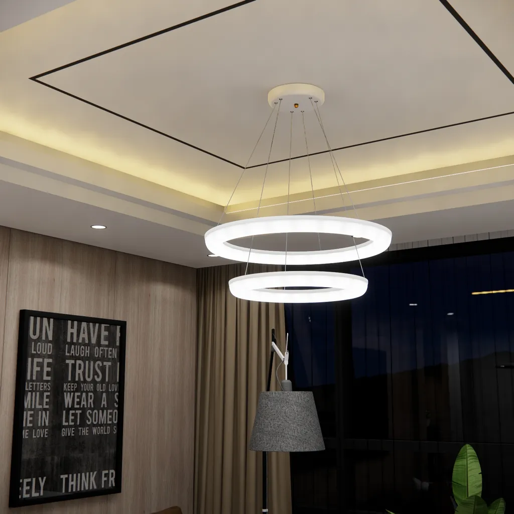 لوستر مدل 2 حلقه کد 2r80w