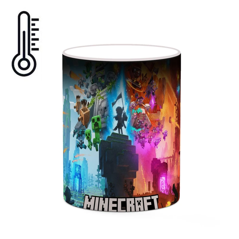 ماگ حرارتی کاکتی طرح ماینکرافت minecraft مدل mgh41426