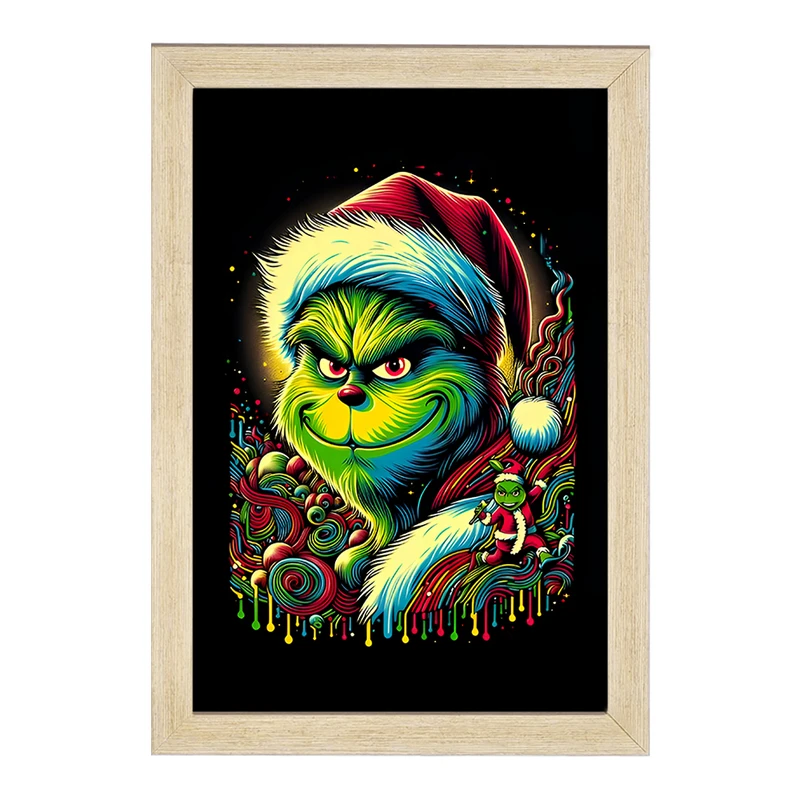 تابلو خندالو مدل گرینچ (Grinch) کد F8087