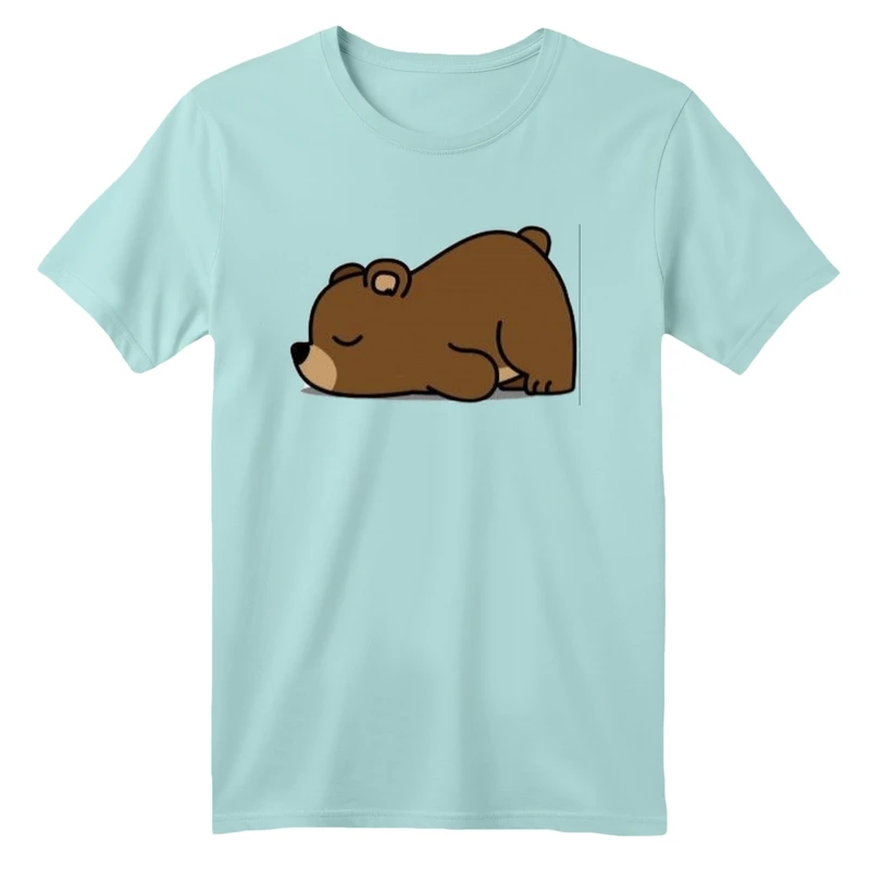 تی شرت آستین کوتاه بچگانه مدل خرس خسته