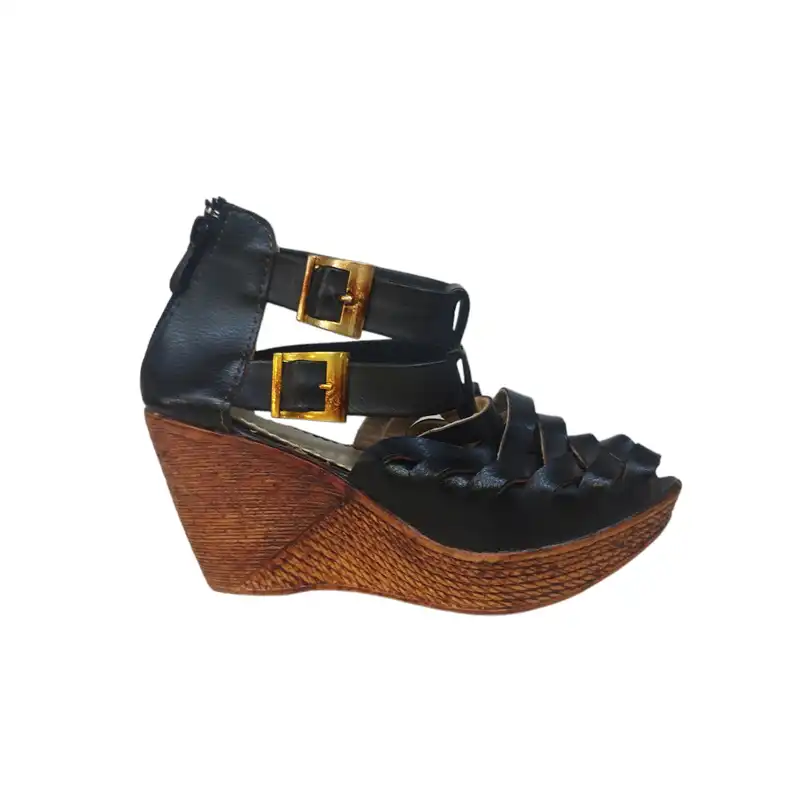 صندل زنانه مدل SZ 151 TK بیاله رنگ مشکی