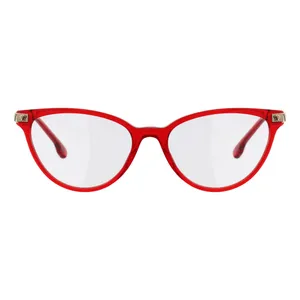 فریم عینک طبی گربه ای زنانه ورساچه مدل 0VE3261-5280-54 مناسب برای صورت مستطیل، مربع و لوزی